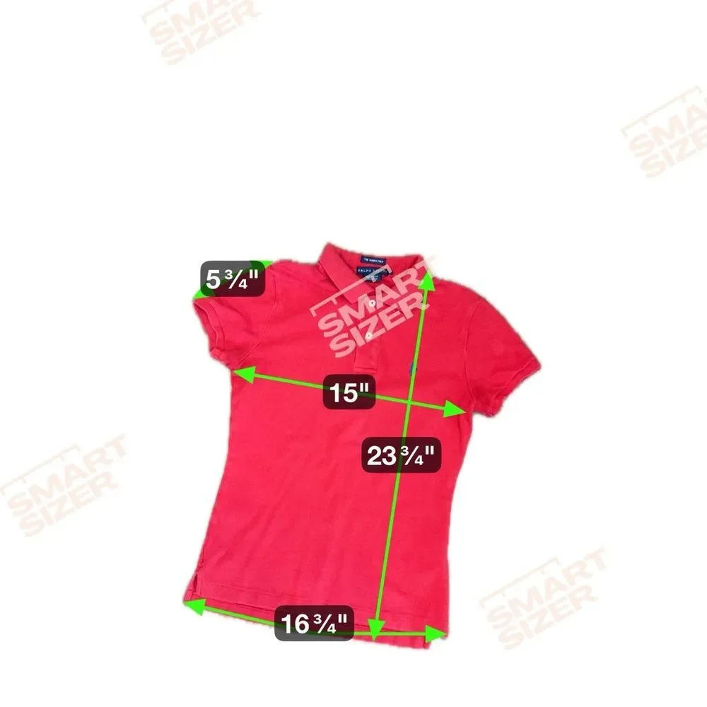 Ralph Lauren EUC Small Kids Skinny Fit Polo Shirt in Red